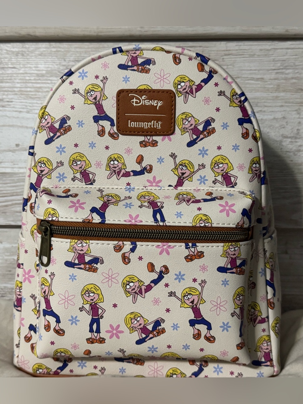 Loungefly Disney Lizzie McGuire Cartoon Lizzie Mini Backpack New With Tags